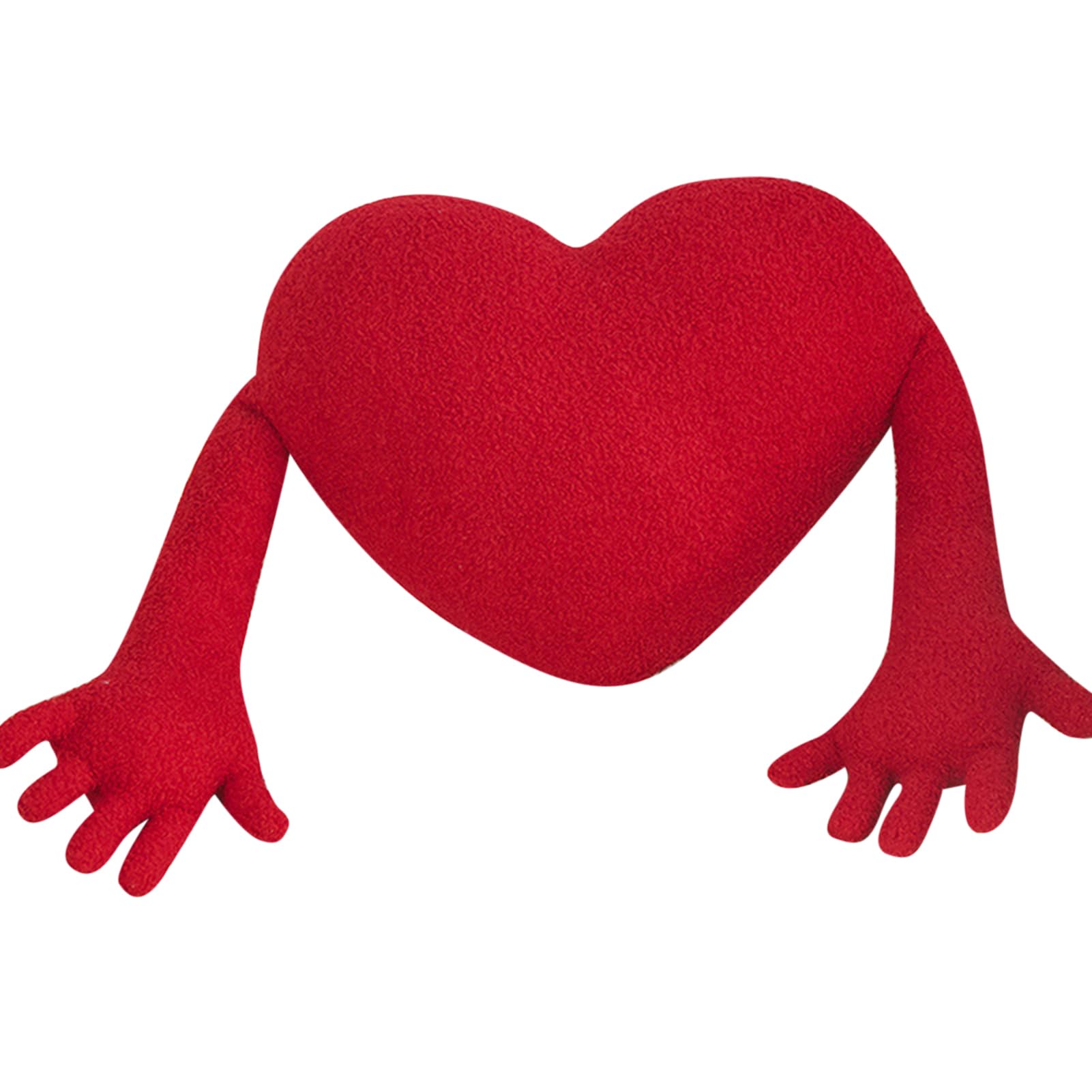 Amazon.co.jp: ラブハートぬいぐるみクッション、アーム付きラブ